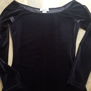 Express velvet shirt